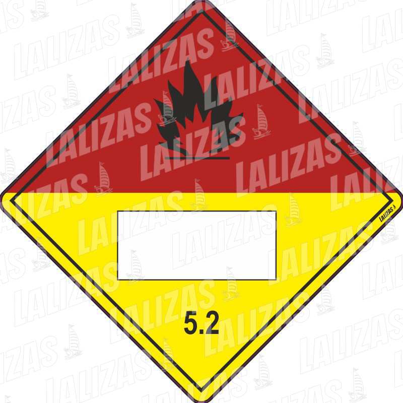 Hazard Warning Diamond #2277Ll, Class 5.2 image