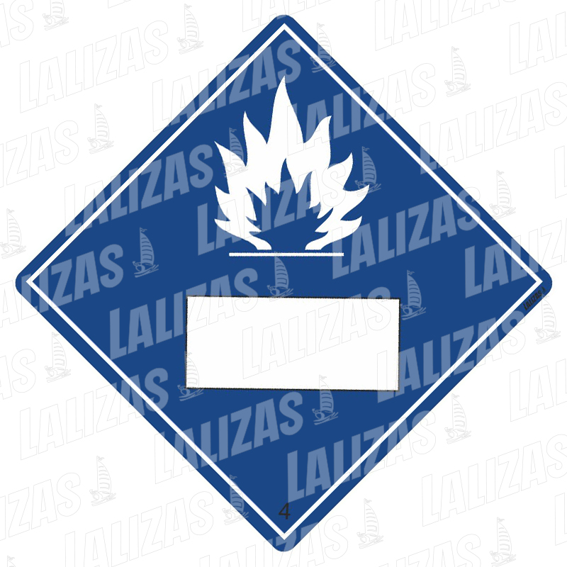 Hazard Warning Diamond #2288Ll, Class 4.3 image