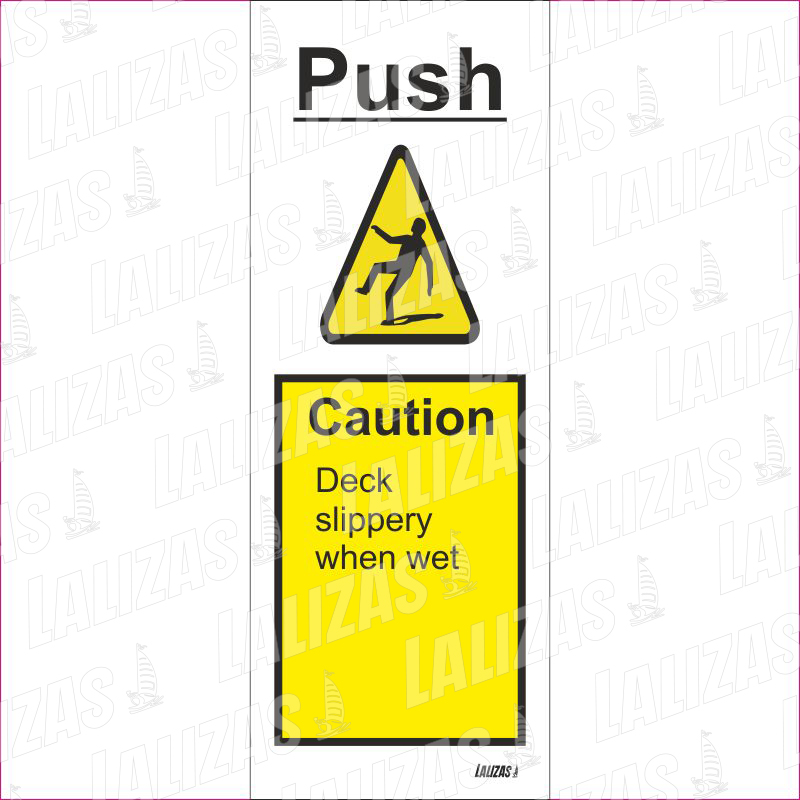 Push Caution Slip, #2760Kf image