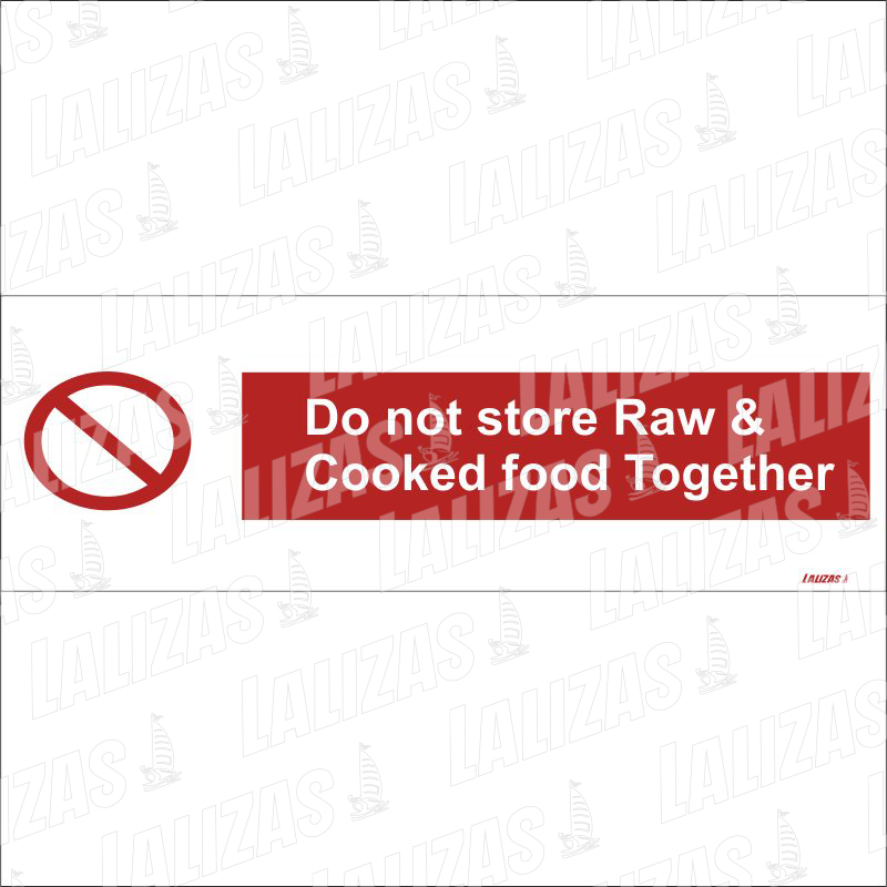 Do Not Store Raw & Cooked Food Together, #2885Gg image