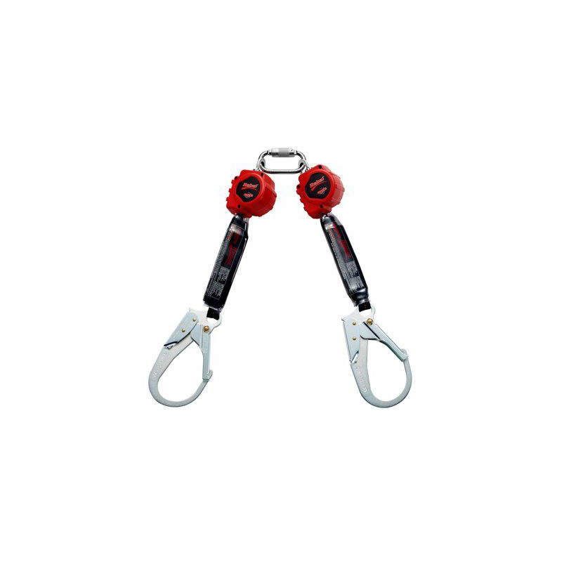 3M™ PROTECTA® Rebel™ Twin-Leg Self Retracting Lifeline - Web 3100414, Red, 6 ft. (1.8 m), 1 EA/Case image