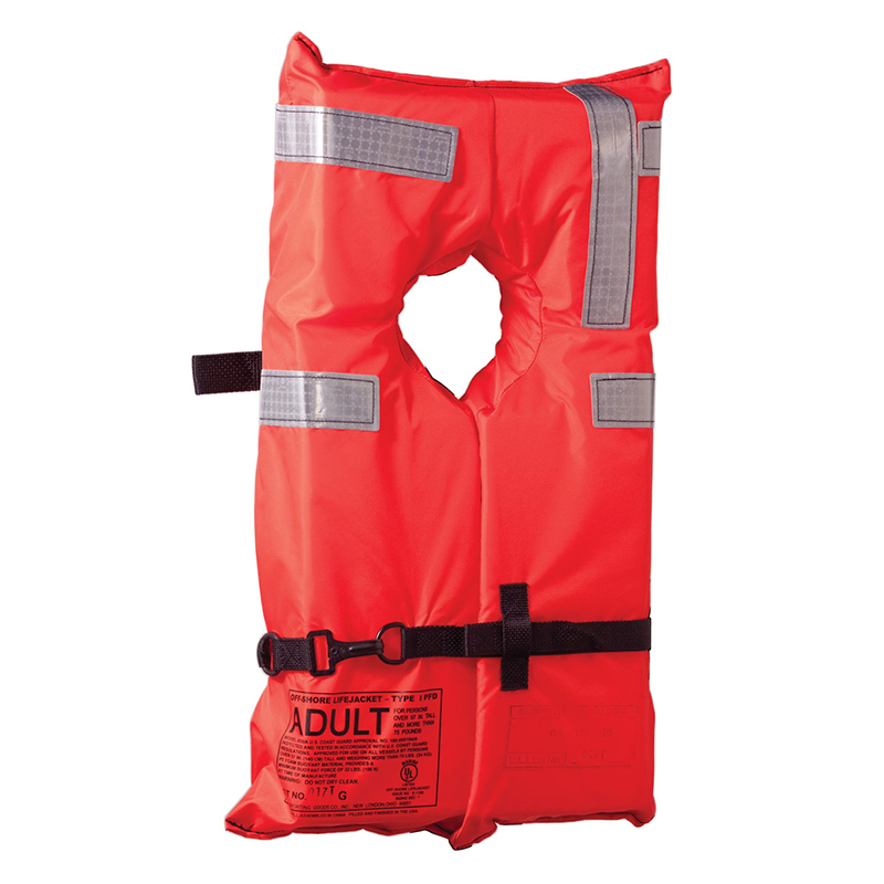 Kent Lifejacket "1001", USCG Type I, Orange image