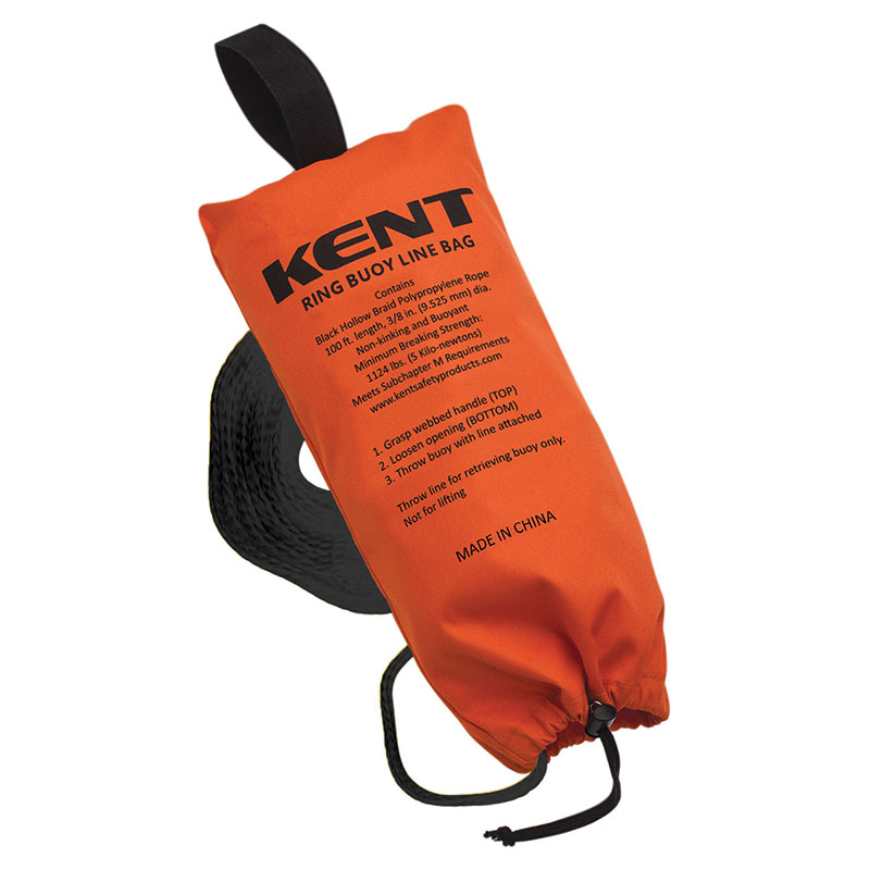 Kent Ring Buoy Line Bag with 100 ft. Line image