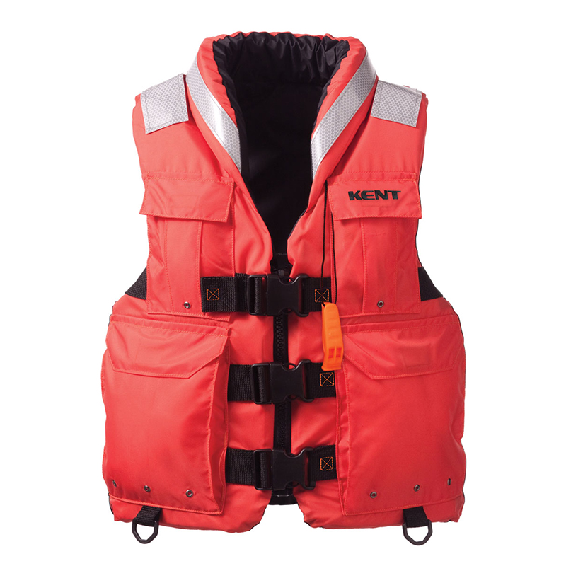 Kent Search and Rescue SAR Vest Commercial , USCG Type III PFD, Orange image