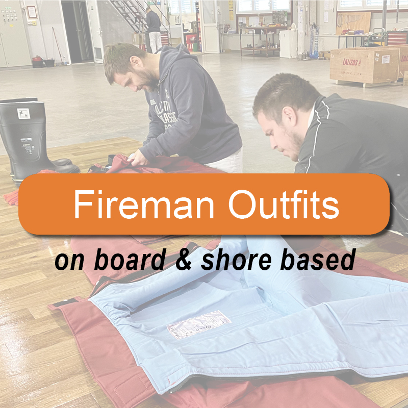 Fireman outfits  - on board & shore based image