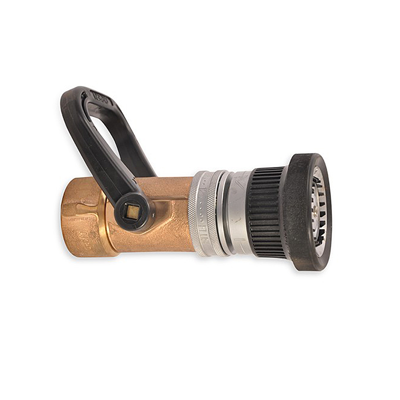 Akron Industrial Turbojet Brass Fire Hose Nozzle 1.5'' image
