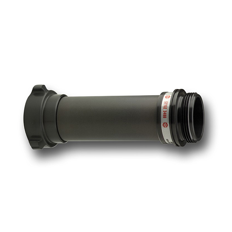 Akron Discharge Pipe 2-1⁄2'' F x 2-1⁄2'' M, Chrome image