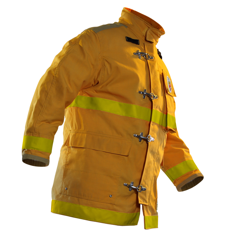 Bunker Coat Yellow with Lime Yellow Reflective Trim image