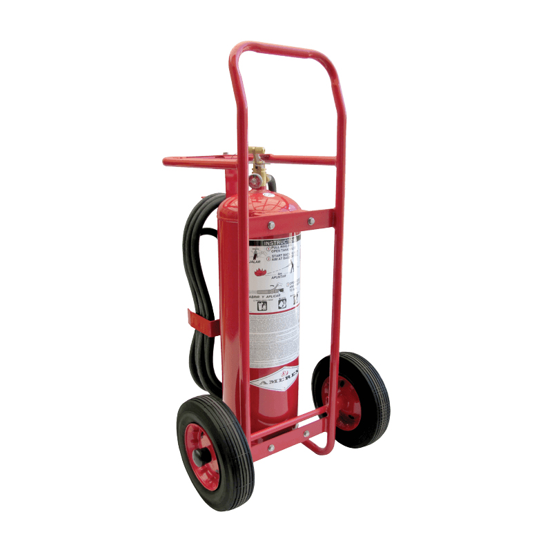 Amerex Wheeled Extinguisher Dry Chemical ABC 50lb, Model 495 image