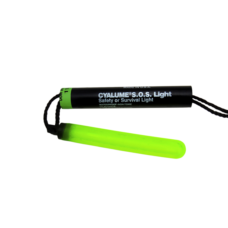 Cyalume S.O.S. Green Signaling Safety/Survival Light, incl. 3ft Lanyard, Pack of 50 image