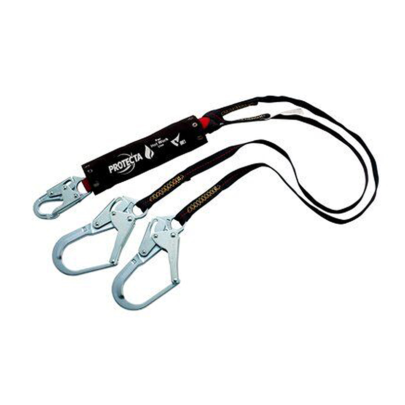 3M™ PROTECTA® PRO™ Pack 100% Tie-Off Shock Absorb. Lanyard f/Hot Work, Red,6 ft. image