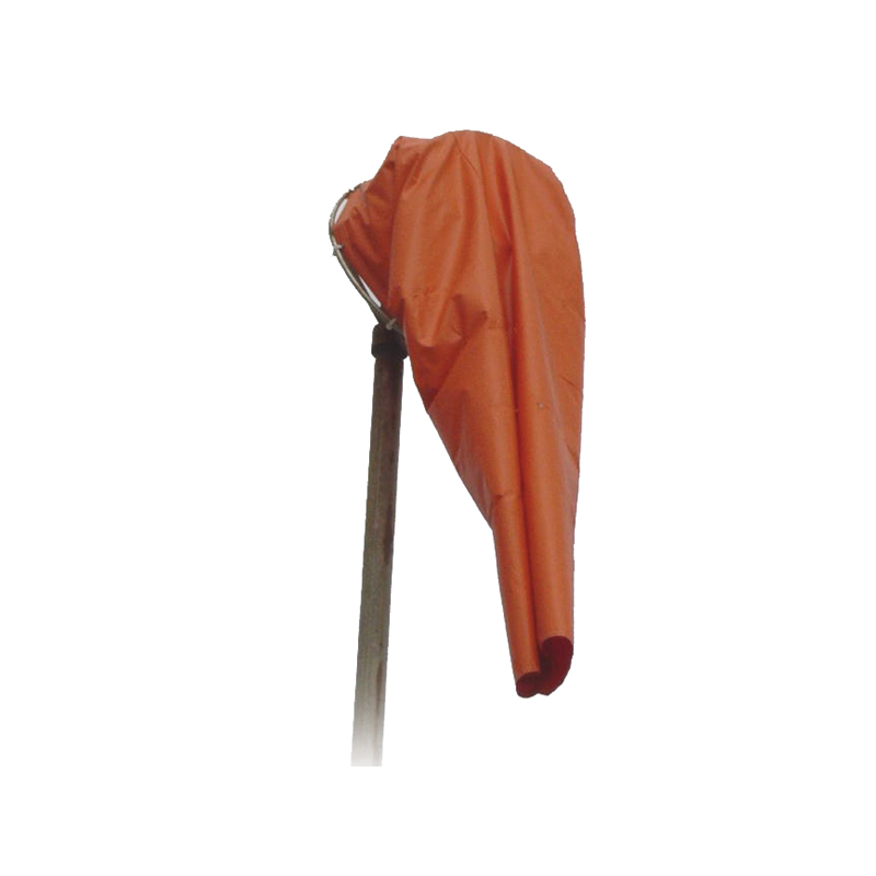 Wind Sock 18" WINDSOCKS - ORANGE (18" DIA X 60"L X 9" DIA), 12 OZ PAK CLOTH - NYLON, 16 BRASS GROMMETS image