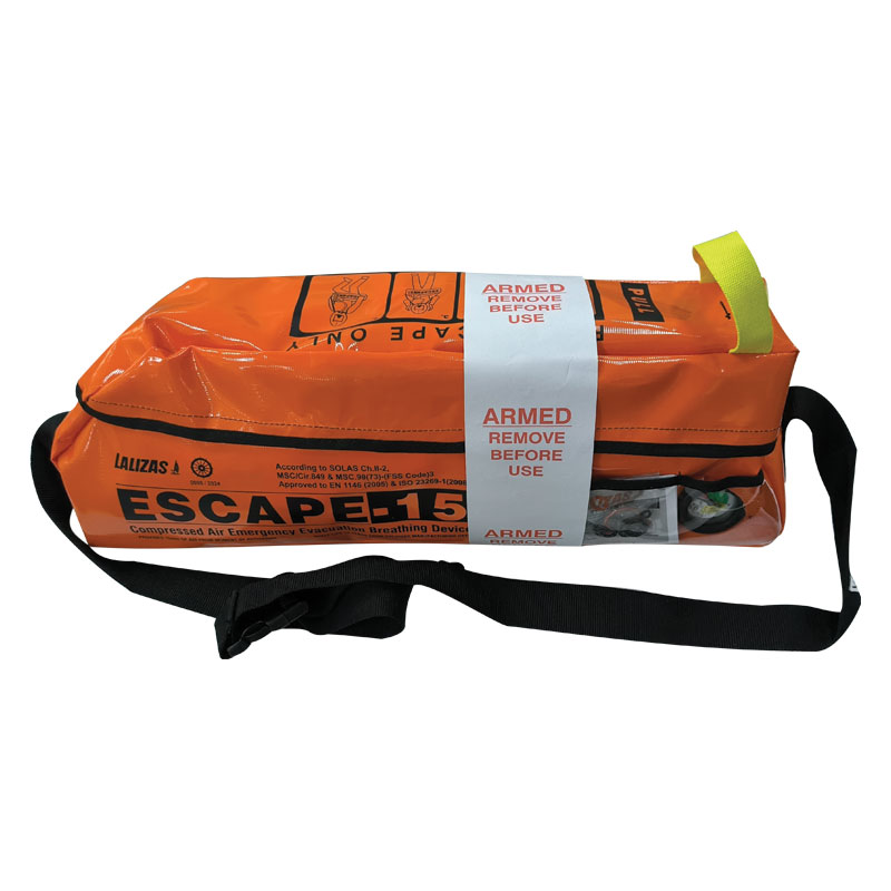 LALIZAS Emergency Evacuation Breathing Device ''ESCAPE-15'' (EEBD), SOLAS/MED-MER image #1