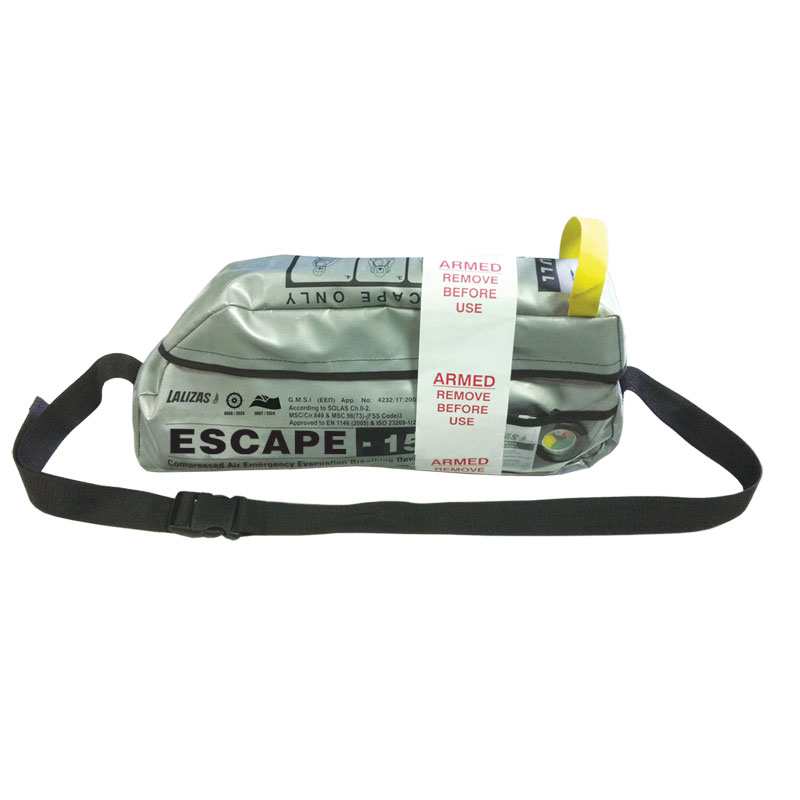 LALIZAS Emergency Evacuation Breathing Device ''ESCAPE-15'' (EEBD), SOLAS/MED-MER image #2