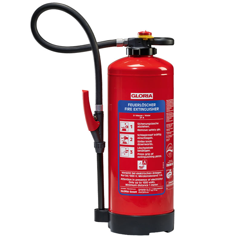 LALIZAS Fire Exting. Lithium-Ion Battery PFAS Free,9L,Cartr.Oper.,w/wall bracket,SOLAS/MED(EN,GR,CN) image #1