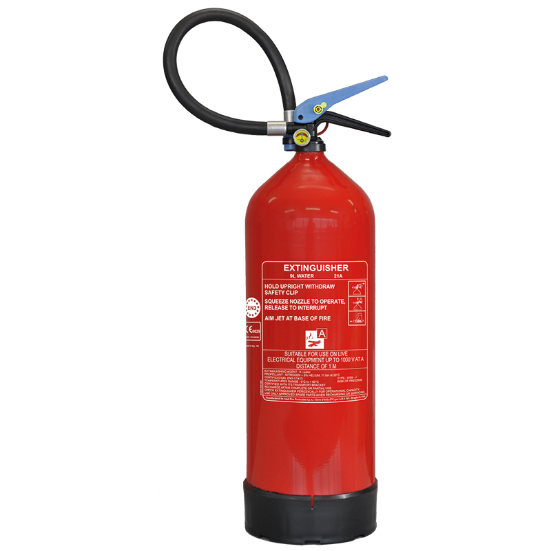 LALIZAS Fire Extinguisher Water PFAS Free,9L,Stored Pressure, w/wall bracket,SOLAS/MED(EN,GR,CN) image #1